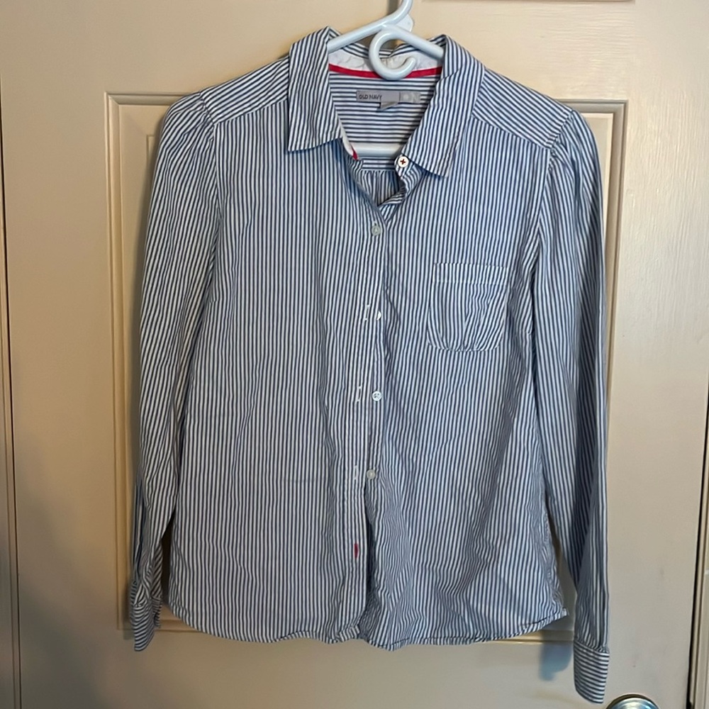 Women’s Striped Button Down Shirt